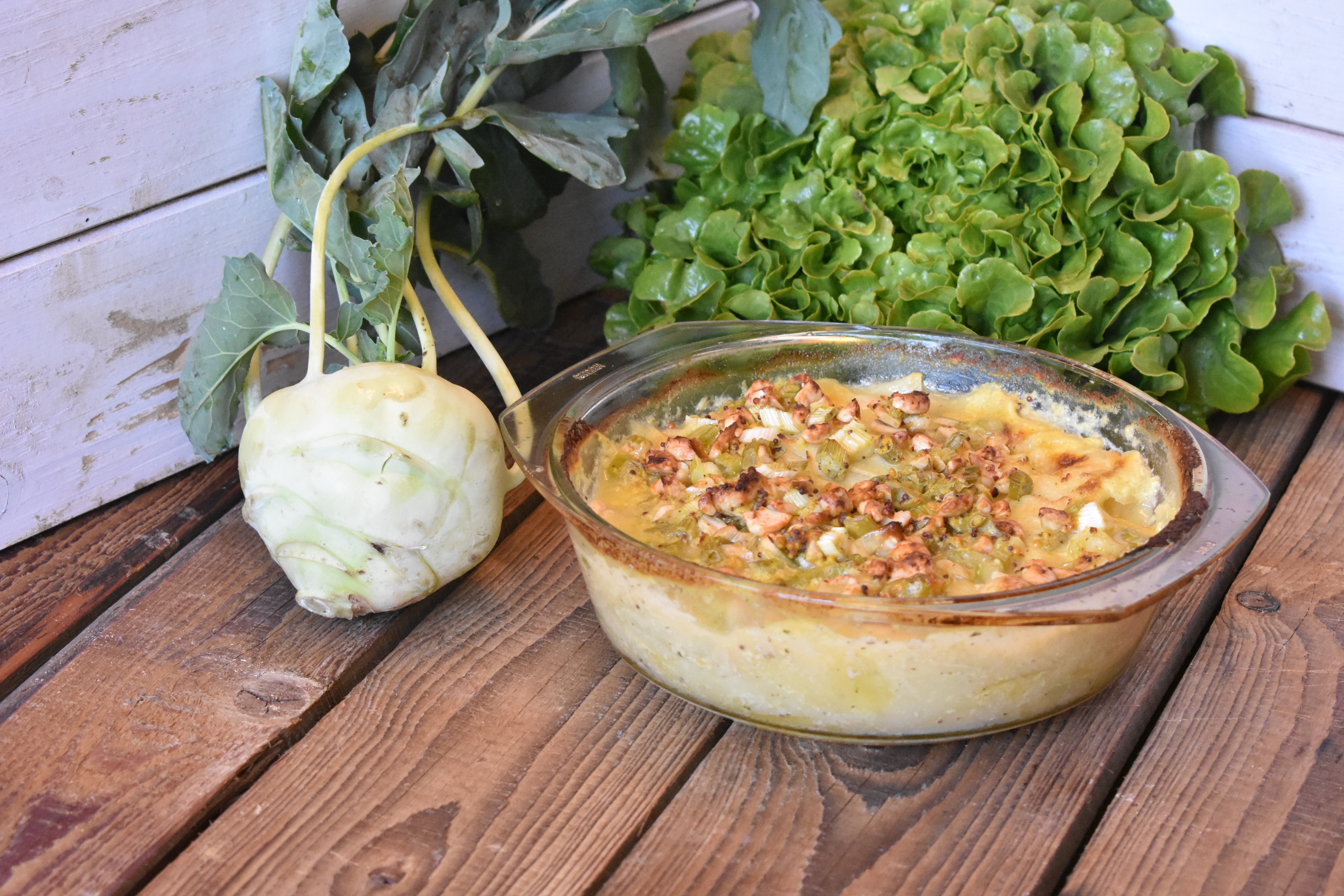 Kartoffel-Kohlrabi-Gratin mit Cashew-Knusper – Kistengeflüster – Der ...